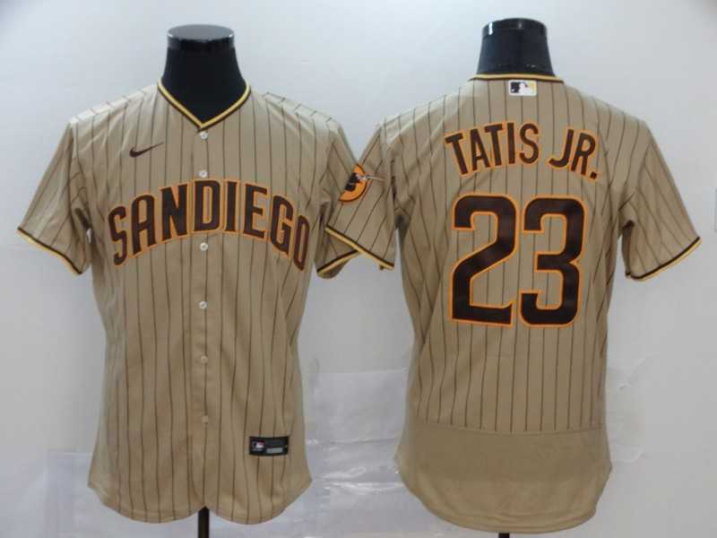 Padres 23 Fernando Tatis Jr. Cream Nike 2020 Flexbase Jersey,We sell and wholesale Padres 23 Fernando Tatis Jr. Cream Nike 2020 Flexbase Jersey on line form chian!